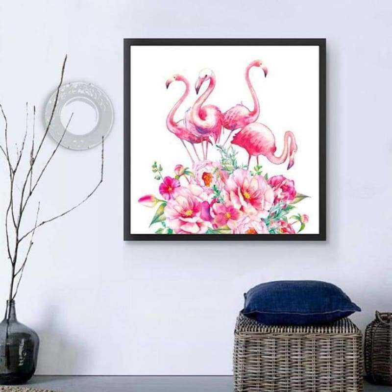 2019 New Flamingos 5d Diy Cross Stitch Diamond Painting Kits QB6450