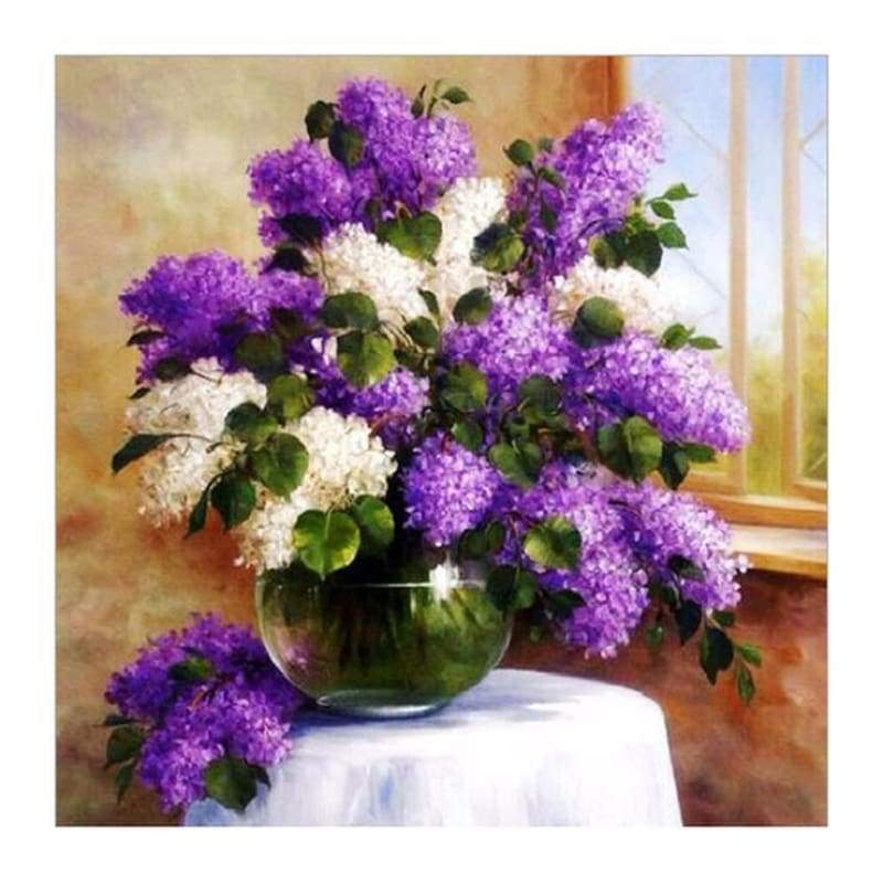 New Flower 5d Diy Cross Stitch Diamond Painting Kits QB6411