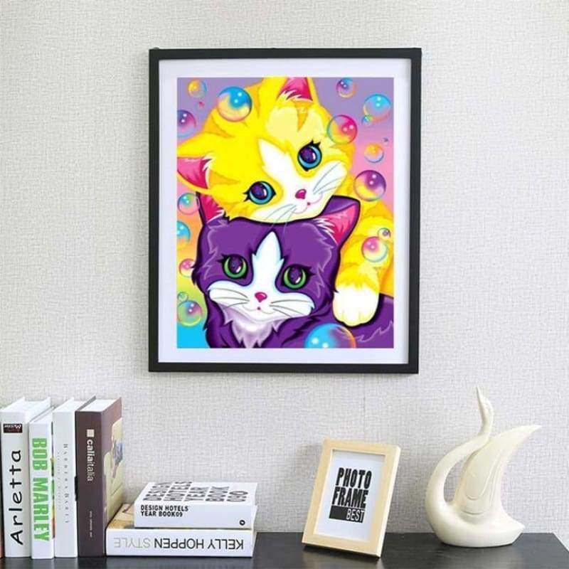 New Hot Sale Cartoon Cat Home Decor Diy 5d Diamond Painting Set VM20075