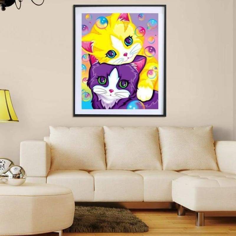 New Hot Sale Cartoon Cat Home Decor Diy 5d Diamond Painting Set VM20075