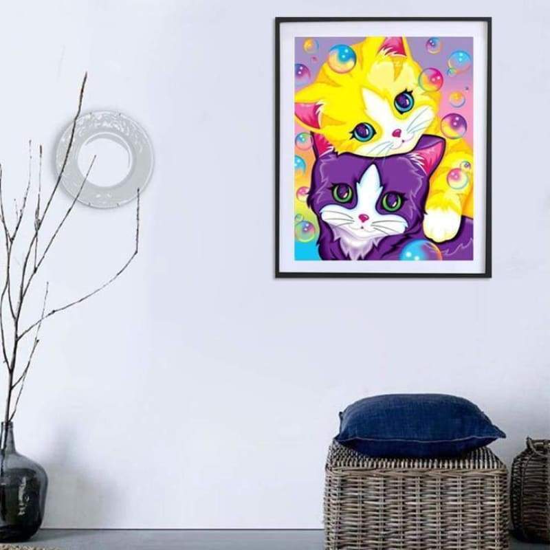 New Hot Sale Cartoon Cat Home Decor Diy 5d Diamond Painting Set VM20075