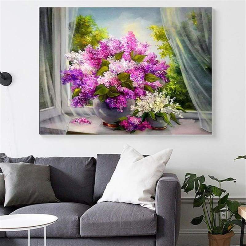 New Hot Sale Colorful Flower 5d Diy Diamond Painting Flowers VM1158