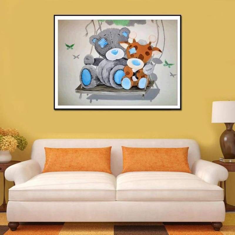 2019 New Hot Sale Cute Bear Gift 5d Diy Diamond Painting Kits VM97604