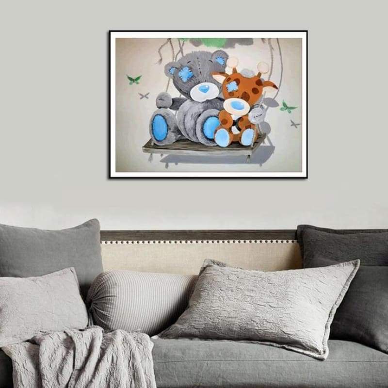 2019 New Hot Sale Cute Bear Gift 5d Diy Diamond Painting Kits VM97604