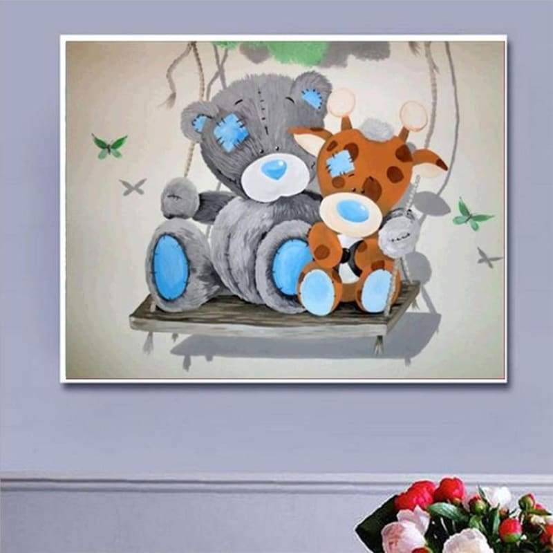 2019 New Hot Sale Cute Bear Gift 5d Diy Diamond Painting Kits VM97604