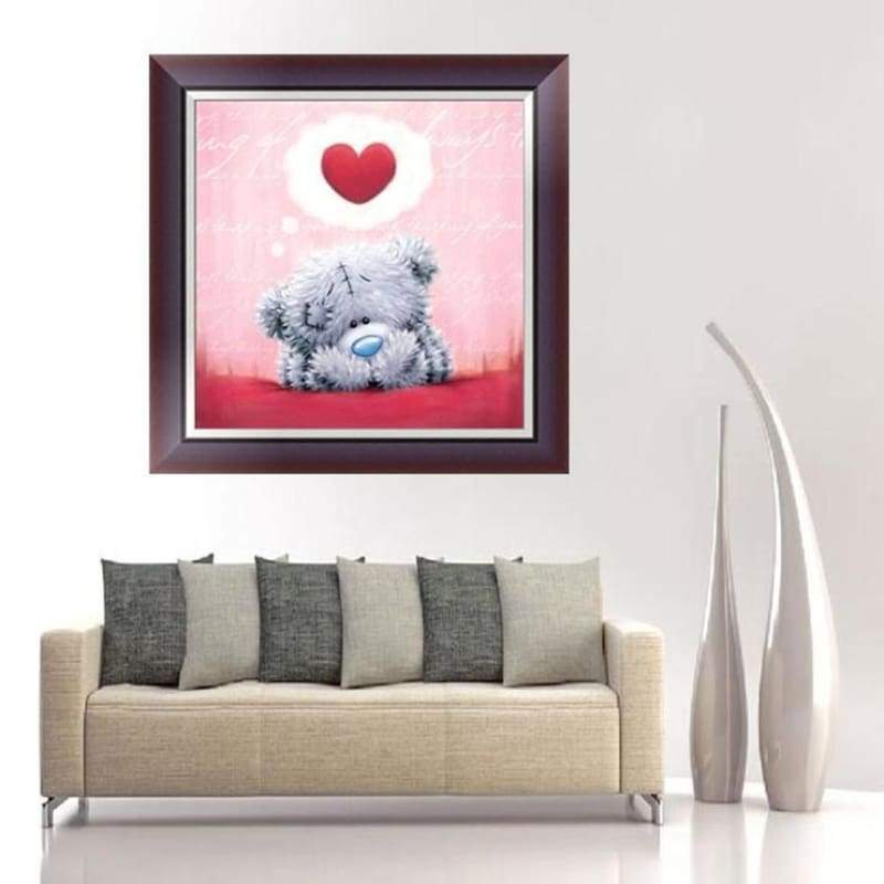 2019 New Hot Sale Cute Teddy Bear Diamond Painting Cross Stitch Kits VM20024