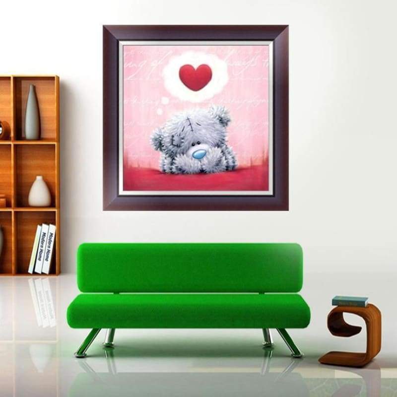 2019 New Hot Sale Cute Teddy Bear Diamond Painting Cross Stitch Kits VM20024