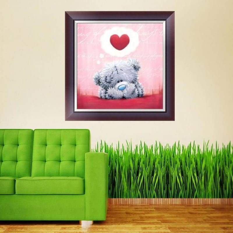 2019 New Hot Sale Cute Teddy Bear Diamond Painting Cross Stitch Kits VM20024