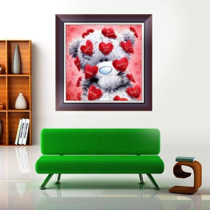 2019 New Hot Sale Cute Teddy Bear Diamond Painting Cross Stitch Kits VM20902