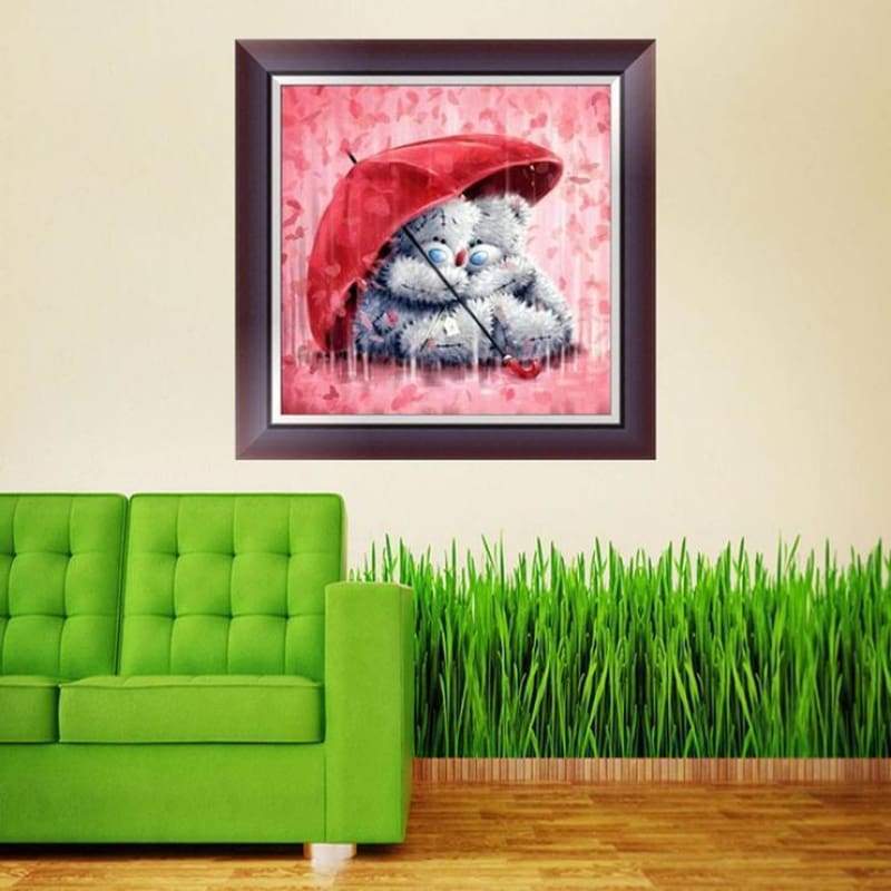 2019 New Hot Sale Cute Teddy Bear Diamond Painting Cross Stitch Kits VM29925