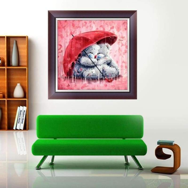 2019 New Hot Sale Cute Teddy Bear Diamond Painting Cross Stitch Kits VM29925
