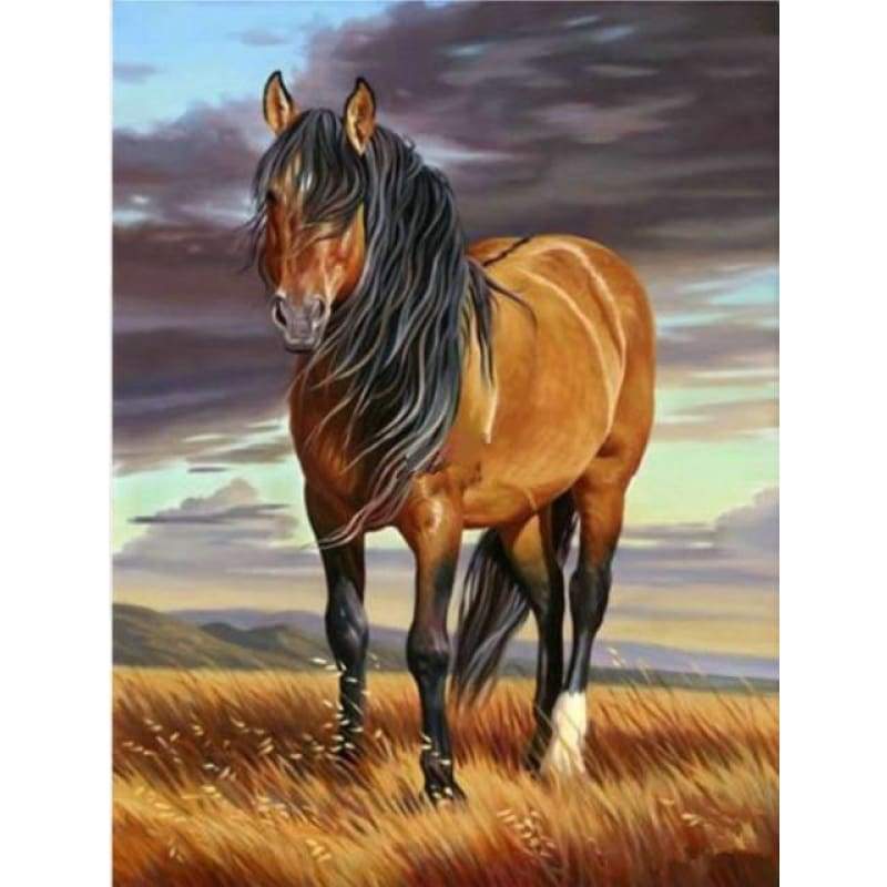 New Hot Sale Diamond Horse Picture 5d Diy Diamond Painting Kits VM9776