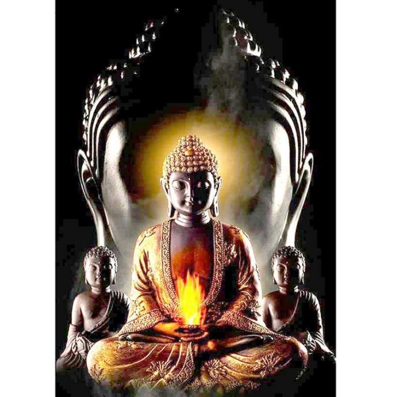 New Hot Sale Diamond Line Painting Buddha 5d Diy Diamond Painting Kits VM09006