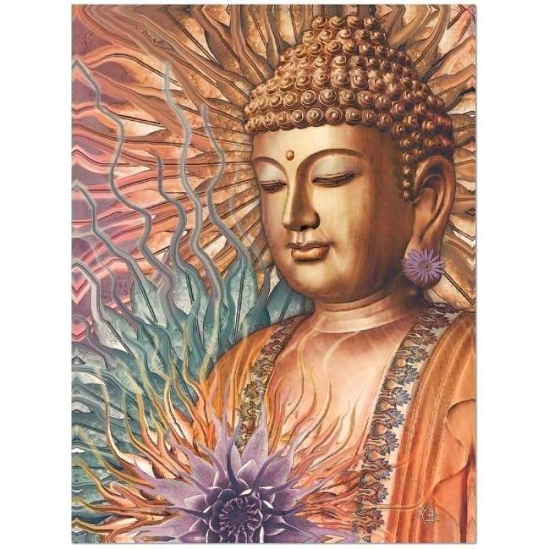 New Hot Sale Golden Buddha Wall Decor 5d Diy Diamond Painting Kits VM9925