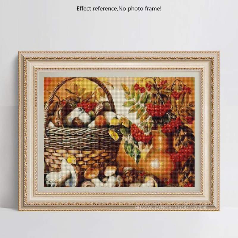 2019 New Hot Sale Mushrooms And Baskets 5d Diy Diamond Painting Kits VM9054