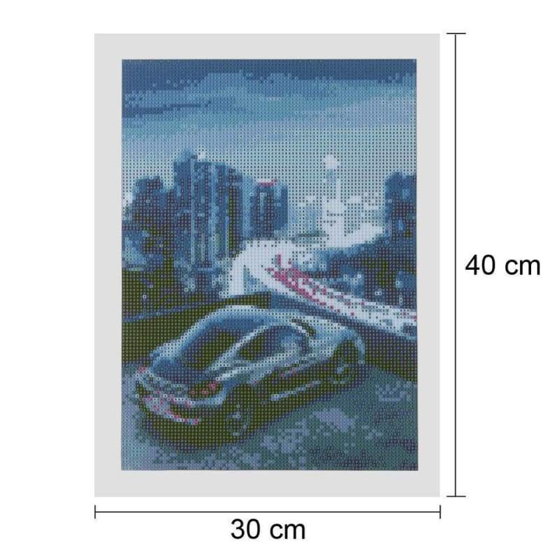 2019 New Hot Sale Sport Car 5d Diy Diamond Painting Cross Stitch Kits VM1224