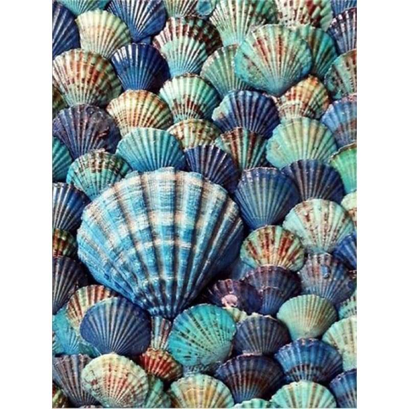 New Hot Sale Summer Beach Starfish Shell Pebble 5d Diy Diamond Painting Kits VM17337