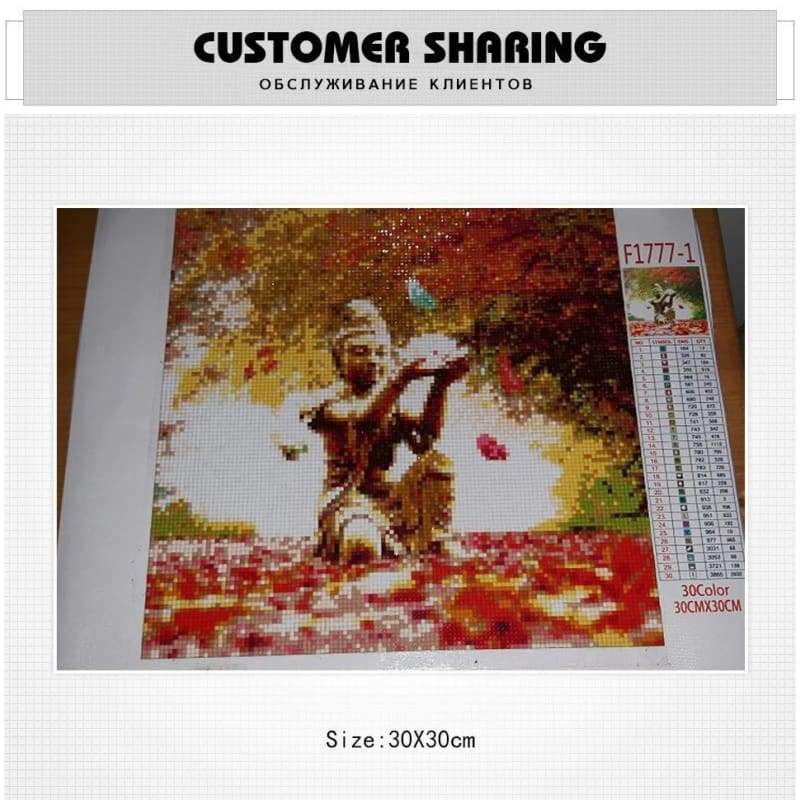 New Hot Sale Wall Decor 5d Diy Diamond Painting Buddha Kits VM7866