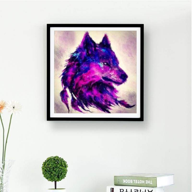 2019 New Hot Sale Wall Decor Cool Wolf 5d Diy Diamond Painting Kits VM4114