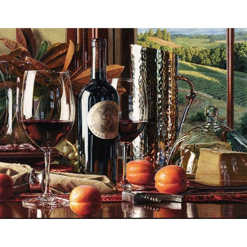 New Hot Sale Wine Pattern Diamond Painting Cross Stitch Kits VM9988