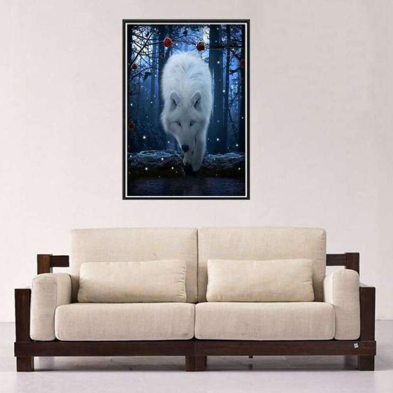 2019 New Wolf Pattern 5d Diy Cross Stitch Diamond Painting Kits QB6581