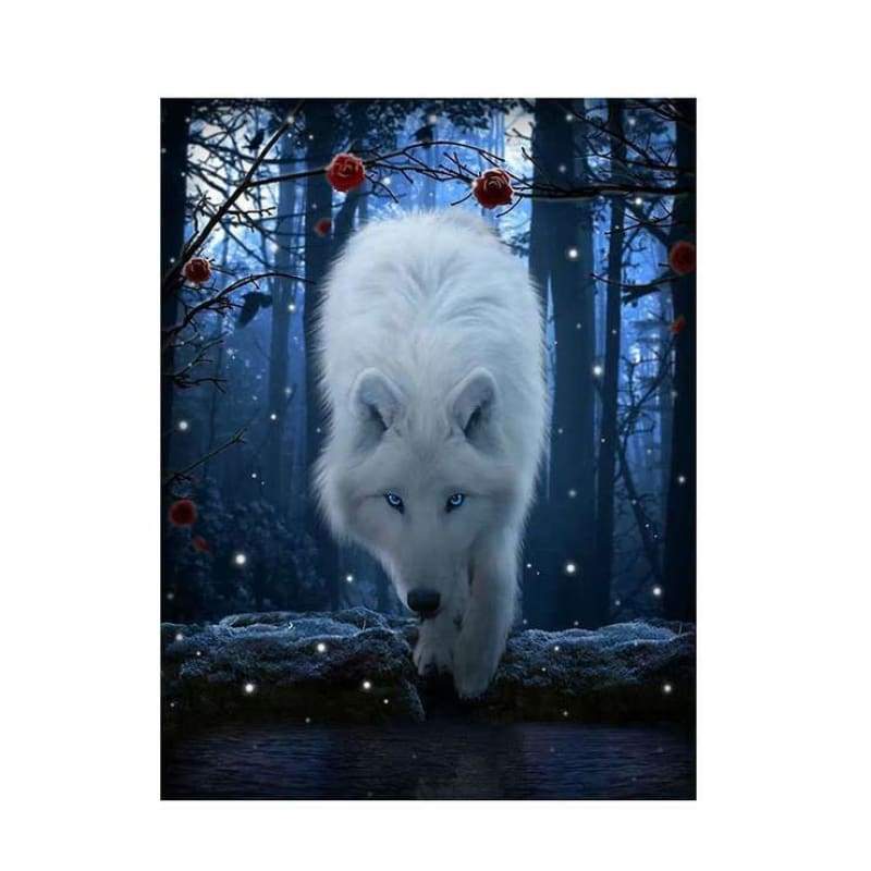 2019 New Wolf Pattern 5d Diy Cross Stitch Diamond Painting Kits QB6581