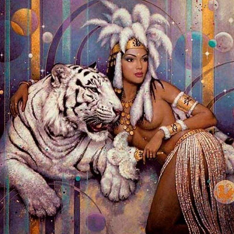 Full Drill - 5D DIY Diamond Painting Beauty And Beast Embroidery Art - NEEDLEWORK KITS