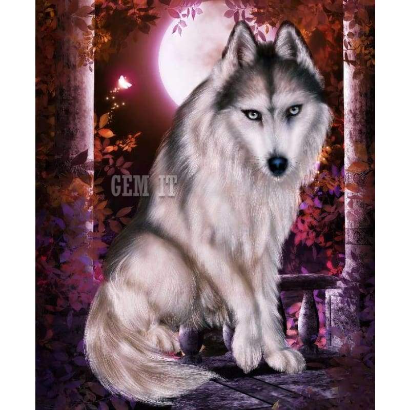 Wolf Full Drill Diamond Painting - - NEEDLEWORK KITS