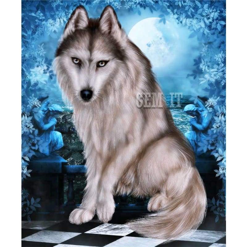 Wolf Full Drill Diamond Painting - - NEEDLEWORK KITS