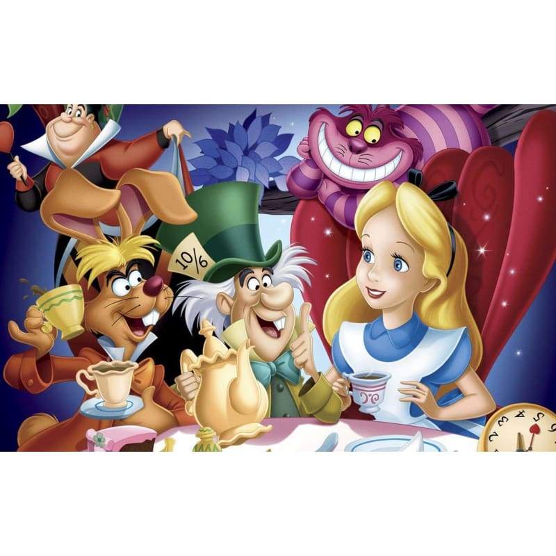 Alice In Wonderland C - Full Drill Diamond Painting -