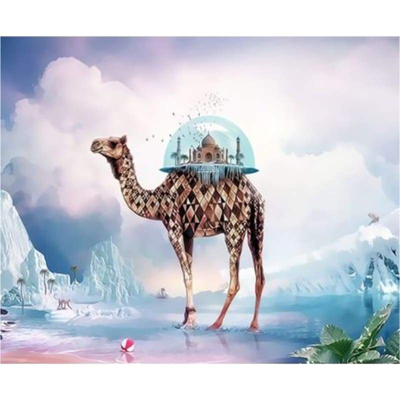Camel Diy Paint By Numbers Kits ZXQ3721 - NEEDLEWORK KITS