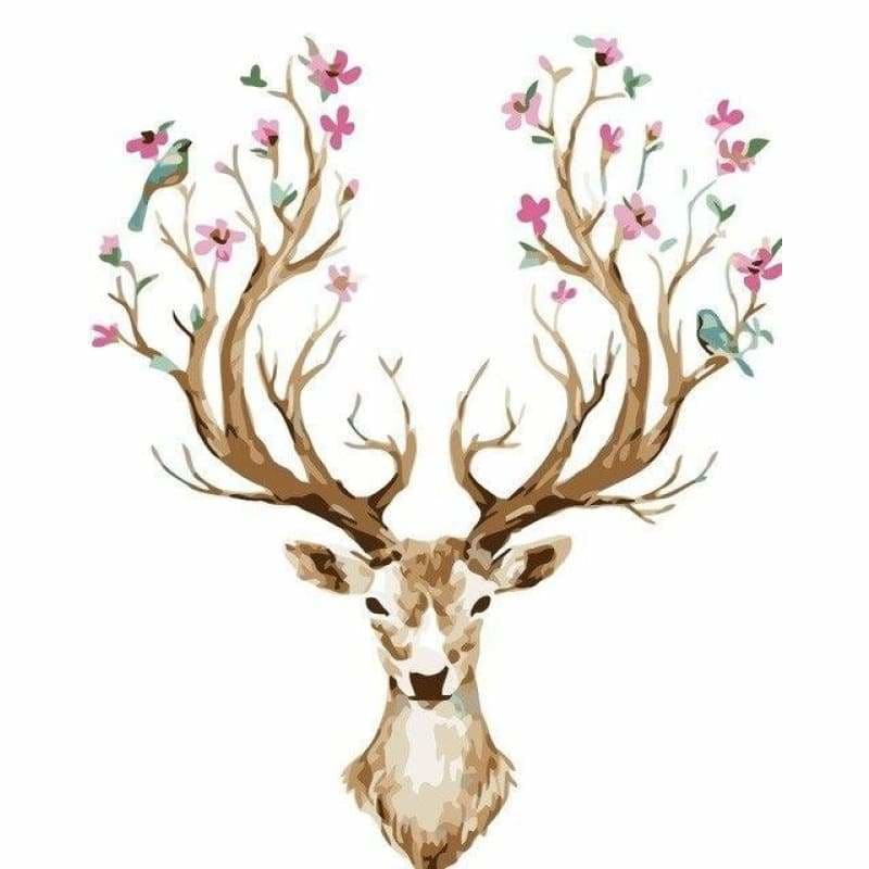 Deer Diy Paint By Numbers Kits PBN94196 - NEEDLEWORK KITS