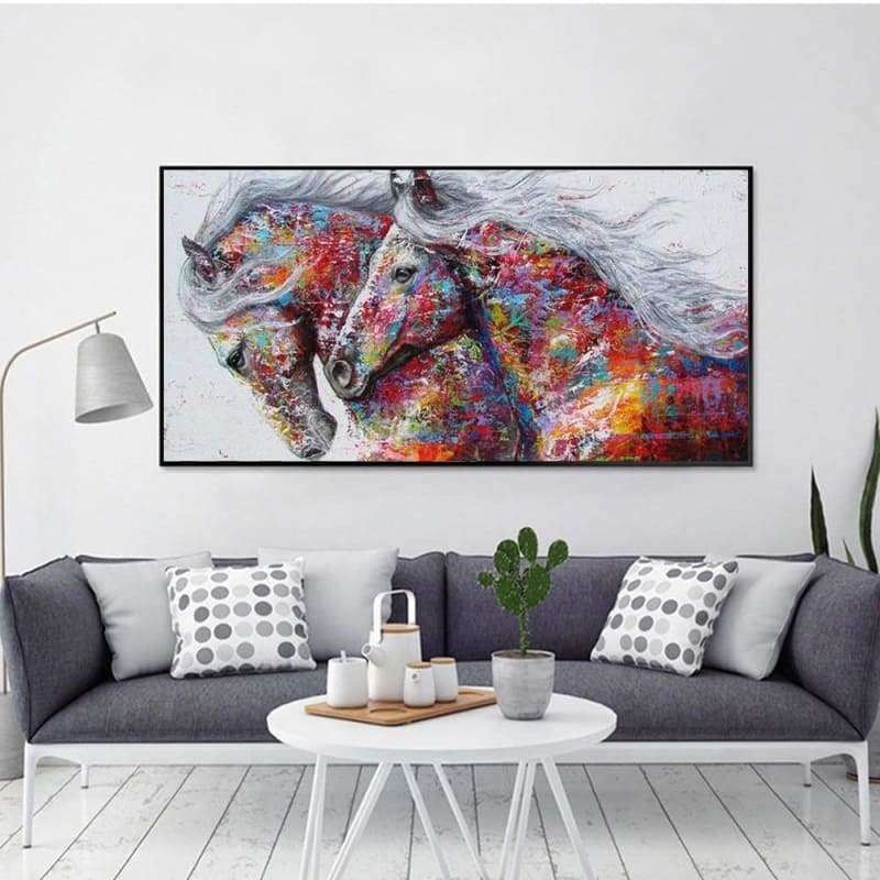 Dream Modern Art Popular Colorful Horse Diamond Painting