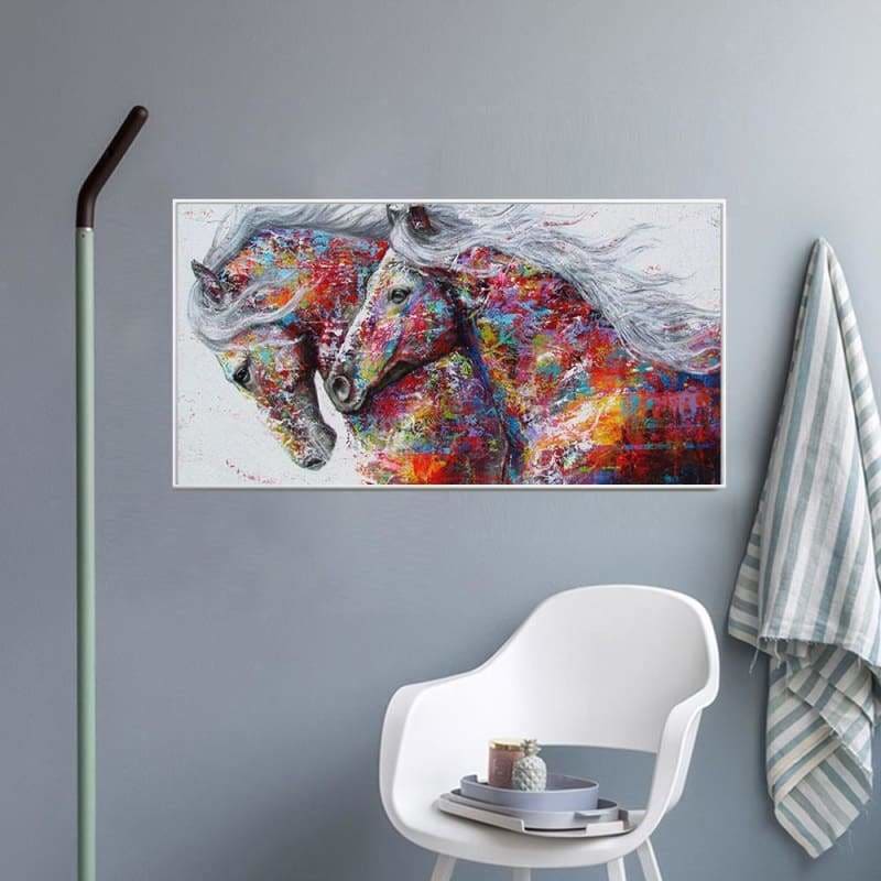 Dream Modern Art Popular Colorful Horse Diamond Painting