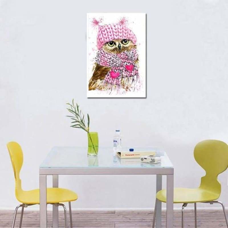 Dream Rhinestones Owl Pattern Full Drill - 5D Diy Diamond