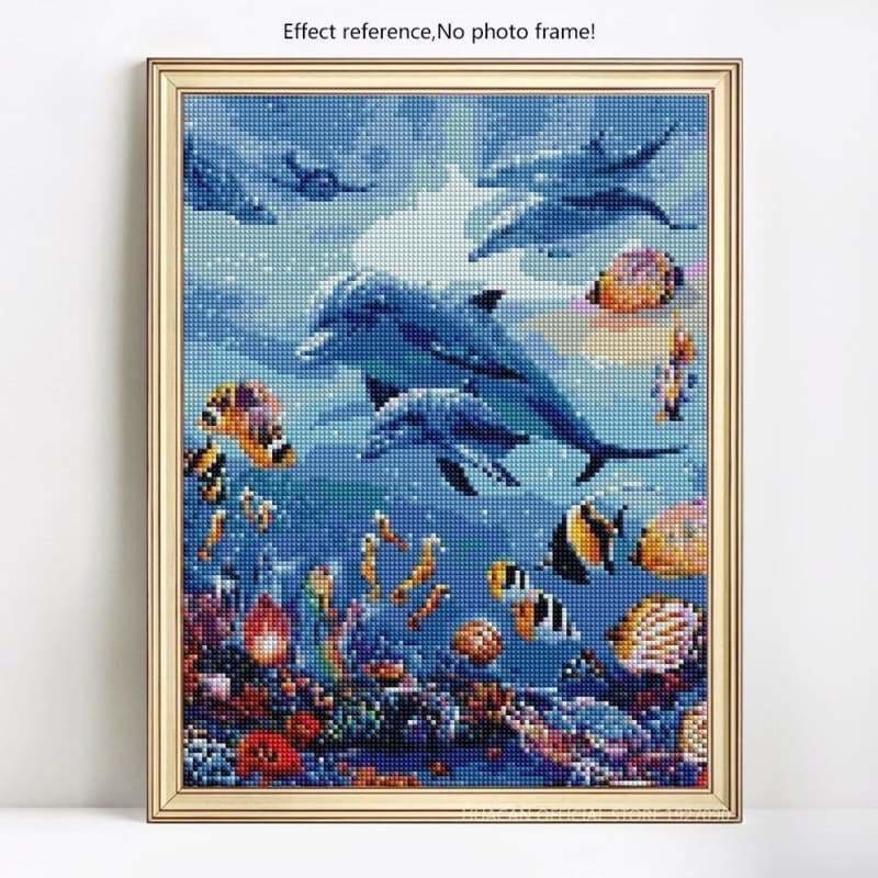 Dream Sea Animal Dolphin Full Drill - 5D Diy Diamond