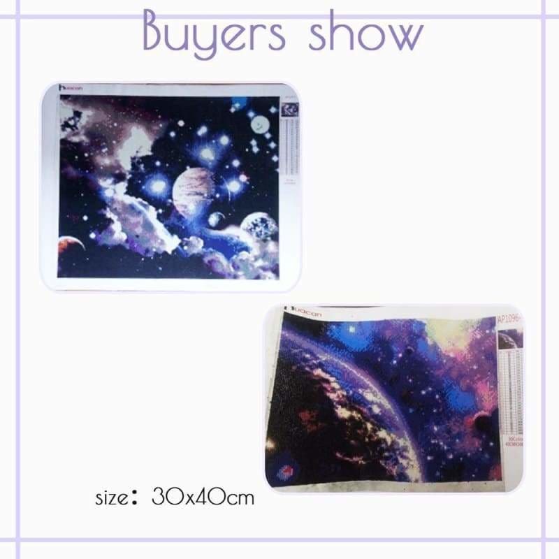 Dream Space Star Wall Decor Full Drill - 5D Diy Diamond