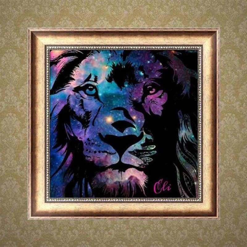 Dream Style Lion Pattern Diy Full Drill - 5D Full Diamond