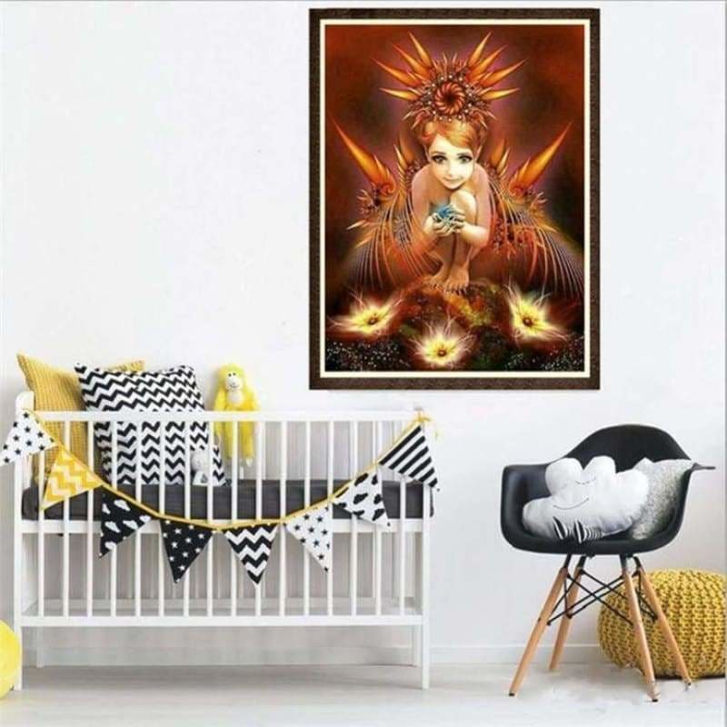 Fairy Portrait Pattern Diy Full Drill - 5D Full Diamond