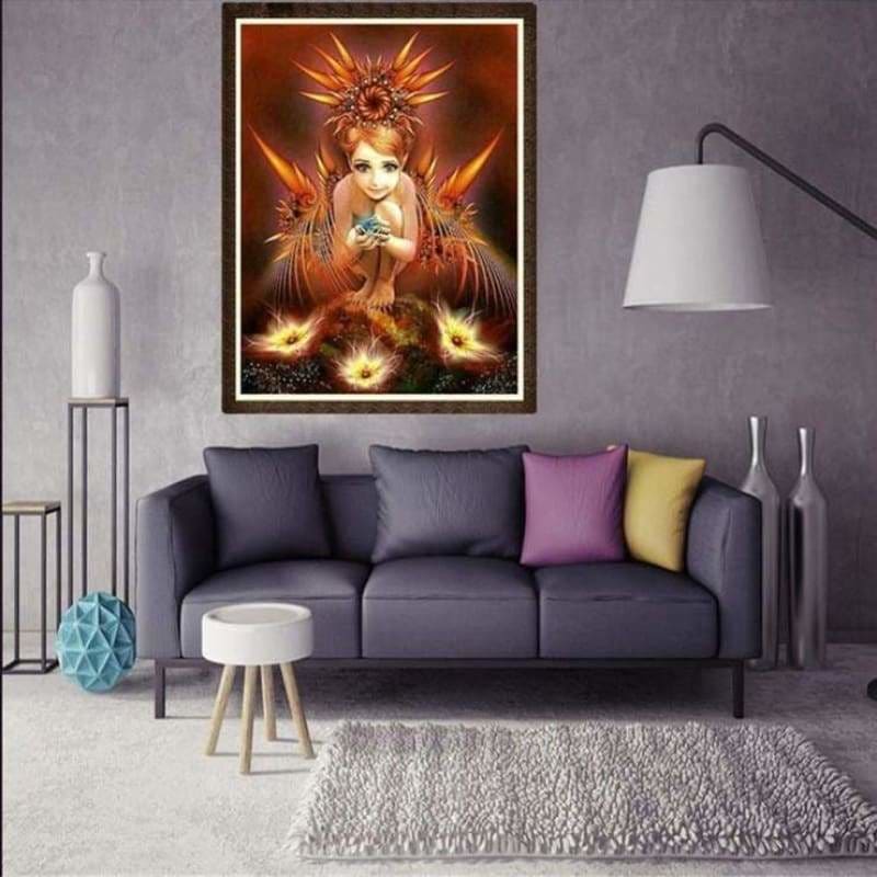 Fairy Portrait Pattern Diy Full Drill - 5D Full Diamond