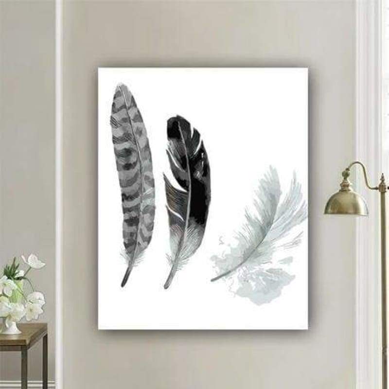 Feather Diy Paint By Numbers Kits PBN30150 - NEEDLEWORK KITS