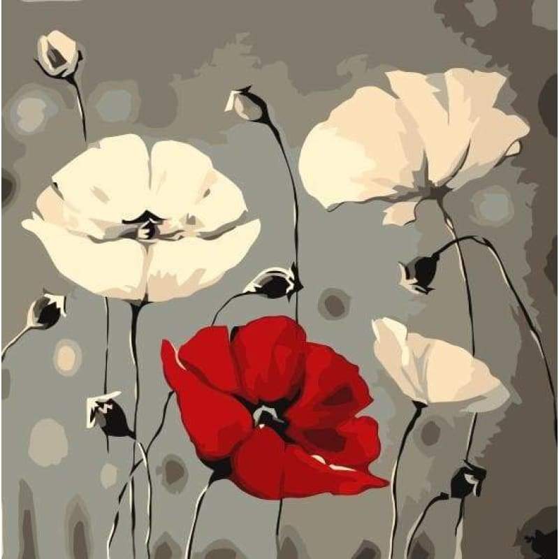 Flower Diy Paint By Numbers Kits SY-4050-035 - NEEDLEWORK KITS
