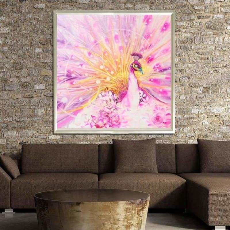 Full Drill - 5D Diamond Painting Kits Beautiful Pink and