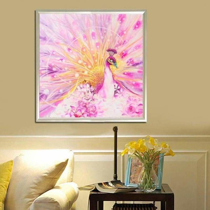 Full Drill - 5D Diamond Painting Kits Beautiful Pink and