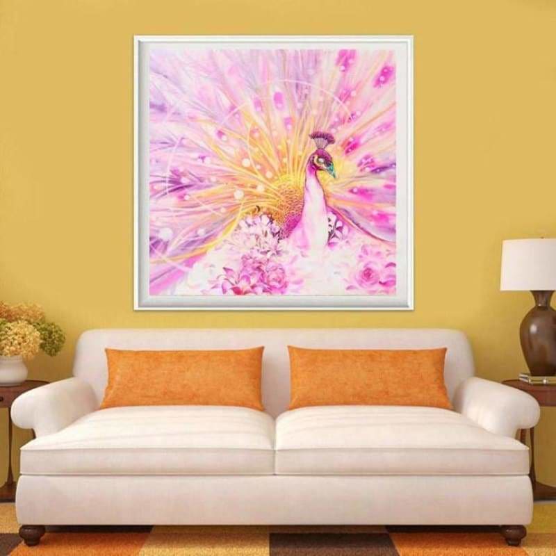Full Drill - 5D Diamond Painting Kits Beautiful Pink and