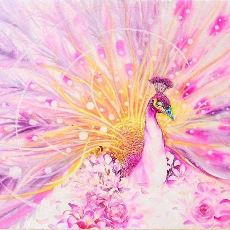 Full Drill - 5D Diamond Painting Kits Beautiful Pink and