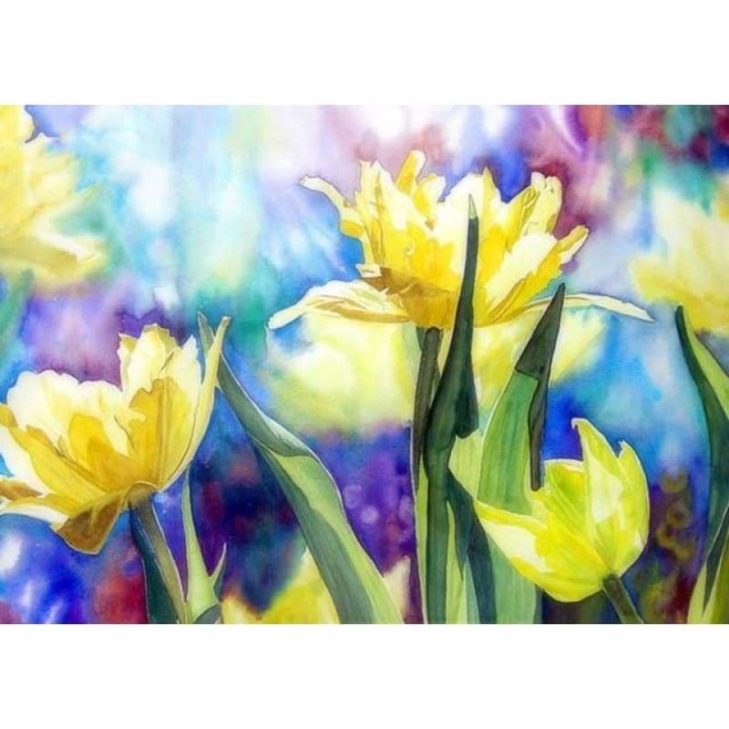 Full Drill - 5D Diamond Painting Kits Beautiful Yellow