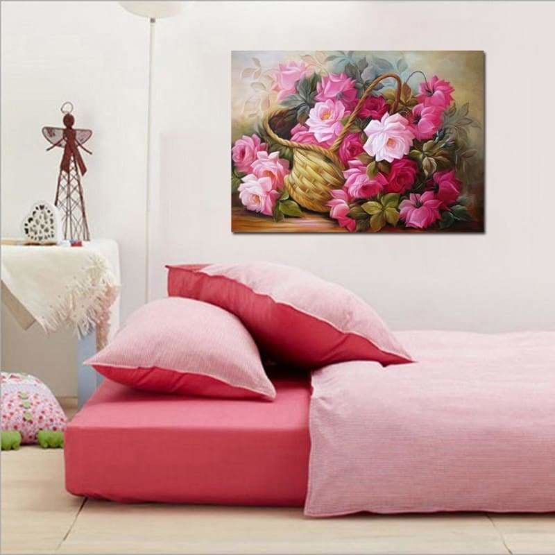 Full Drill - 5D Diamond Painting Kits Colorful Flowers In
