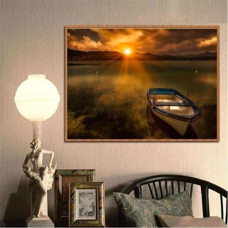 Full Drill - 5D Diamond Painting Kits Quiet Beautiful Lake