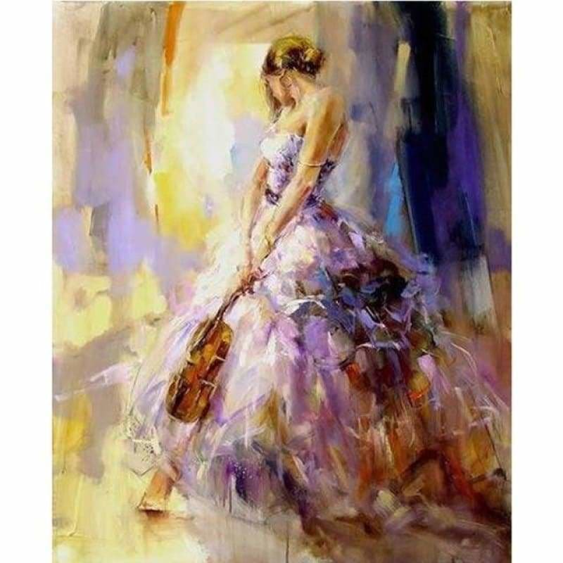 Full Drill - 5D Diamond Painting Kits Sad Beautiful Girl